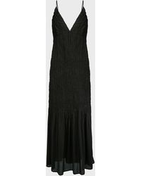 mara hoffman radial turtleneck midi dress
