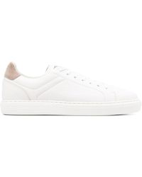 Brunello Cucinelli White Nylon Low Top Sneakers main image 1