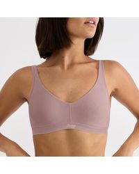 Sloggi - Foggy Mauve Ever Ease Soft Bra - Lyst