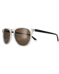 Polaroid - Rectangle Transparent And Havana Bronze Polarized Pld 4152/S - Lyst