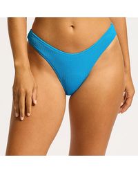 Seafolly - High Cut Rio Bikini Bottoms - Lyst