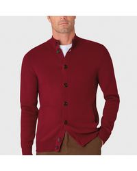 Brook Taverner - Selassie Claret Button Through Cardigan Jacket - Lyst