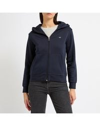 GANT - Regular Shield Zip Hoodie - Lyst