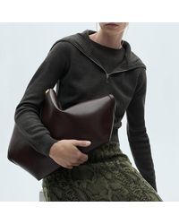Mango - High Neck 1/4 Zip Jumper - Lyst