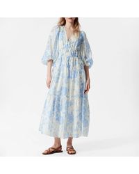 & Other Stories - Floral Femke Midi Dress - Lyst