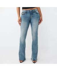TRUE RELIGION - Joey Flap Flare Jeans - Lyst
