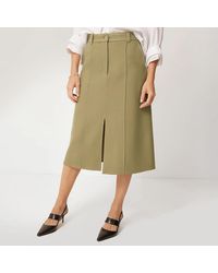 Jigsaw - Seamed Detail A Line Skirt - Lyst