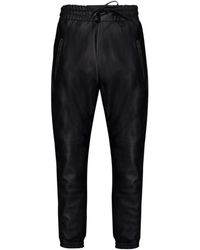 Infinity Leather - Comfort Leather Jogging Bottoms-Halifax - Lyst