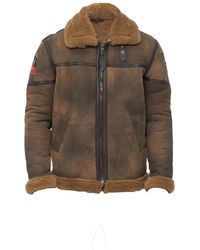Infinity Leather - Antique B3 Sheepskin Flying Jacket-Alameda - Lyst