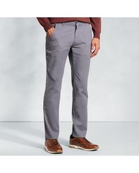 Brook Taverner - Regular Fit Denver Stretch Cotton Chinos - Lyst