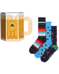 Happy Socks - 3-Pack Wurst And Beer Socks Gift Set - Lyst
