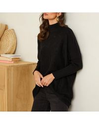 Sofiacashmere - Cashmere Blend High Neck Jumper - Lyst