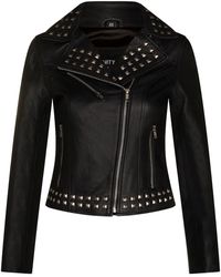 Infinity Leather - Gothic Biker Leather Jacket With Studs-Bilbao - Lyst