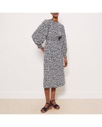 Hobbs - Floral Fenton Ruched Dress - Lyst