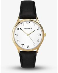 Sekonda - Easy Reader & Leather Strap Watch 1854 - Lyst