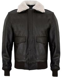 Infinity Leather - Air Force A2 Leather Bomber Jacket-Callington - Lyst