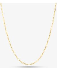 T.H.Baker - 9Ct 18 Inch Paper Chain Necklace 1.16.0204 - Lyst