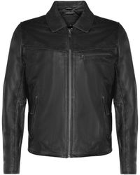 Infinity Leather - Cow Hide Harrington Leather Biker Jacket-Sleaford - Lyst