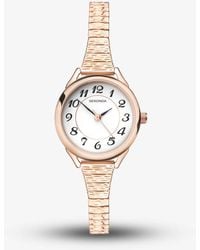 Sekonda - Easy Reader Rose Plated Expandable Watch 2639 - Lyst