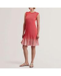 Ted Baker - Lilyo Textured Flippy Mini Dress - Lyst