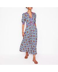 floral sequin midi dress Strapless Floral Sequin Midi With High-Low Overskirt