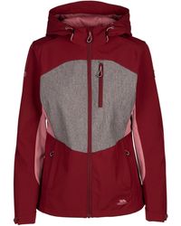 Trespass - Soft Shell Jacket Eckwood Polyester Dark Cherry - Lyst