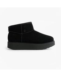 Skechers - 169143/Bbk Mid Calf Low Heeled Ankle Boots - Lyst