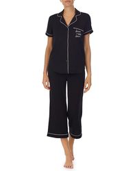 Kate Spade - Modal Cropped Pyjama Set - Lyst