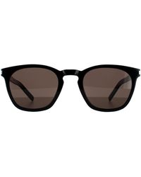 Saint Laurent - Sunglasses Sl 28 Slim 001 - Lyst