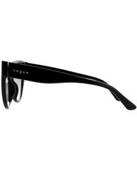 Vogue - Cat Eye Dark Havana Gradient Sunglasses - Lyst