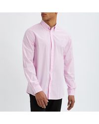 Crew - Classic Gingham Logo Shirt - Lyst
