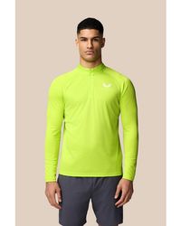 Castore - Lime Adapt 1/4 Zip Top - Lyst