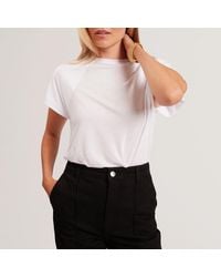 Ted Baker - Elmie Gather Shoulder Detail T-Shirt - Lyst