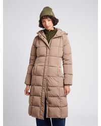 U.S. POLO ASSN. - U. Polo Assn. Longline Square Quilt Puffer Coat - Lyst