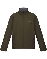 Regatta - Soft Shell Jacket Cera V Polyester Dark Khaki - Lyst