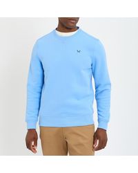 Crew - Logo Crew Neck Sweatshirt - Lyst