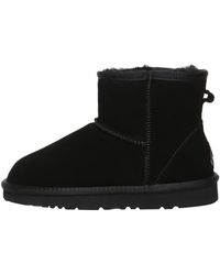EVER AU - Ostrich Leather Short Boots - Lyst