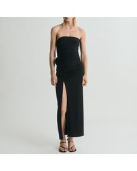 Mango Sequin Embroidered Midi Slip Dress | Lyst UK