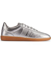 Clarks - Stara Walk Metallic Combi Trainer - Lyst