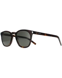 Saint Laurent - Sl28 Tortoiseshell Wayfarer-style Sunglasses - Lyst
