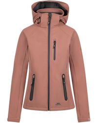 Trespass - Soft Shell Jacket Bela Ii Polyester Clay - Lyst