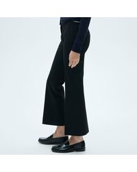 Mango - Flared Flowing Trousers - Lyst