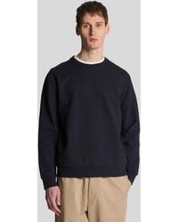 Lyle & Scott - Twill Interlock Crew Neck Sweatshirt - Lyst