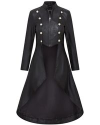 Infinity Leather - Gothic Full Length Edwardian Leather Coat - Lyst