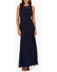 Adrianna Papell - Soutache Long Dress - Lyst