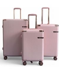 Infinity Luggage - Snowball Rose Expandable Hard Shell Suitcase - Lyst