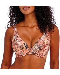 Freya - Desert Cat Underwire High Apex Bikini Top - Lyst