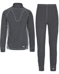 Trespass - Thermal Base Layers Thriller Polyester Cement - Lyst