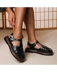 Where's That From - Chime Fisherman Flatform Sandal - Lyst