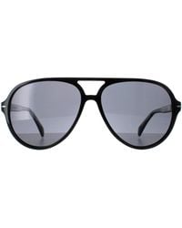 David Beckham - Aviator Shiny Dark Db1091/S - Lyst
